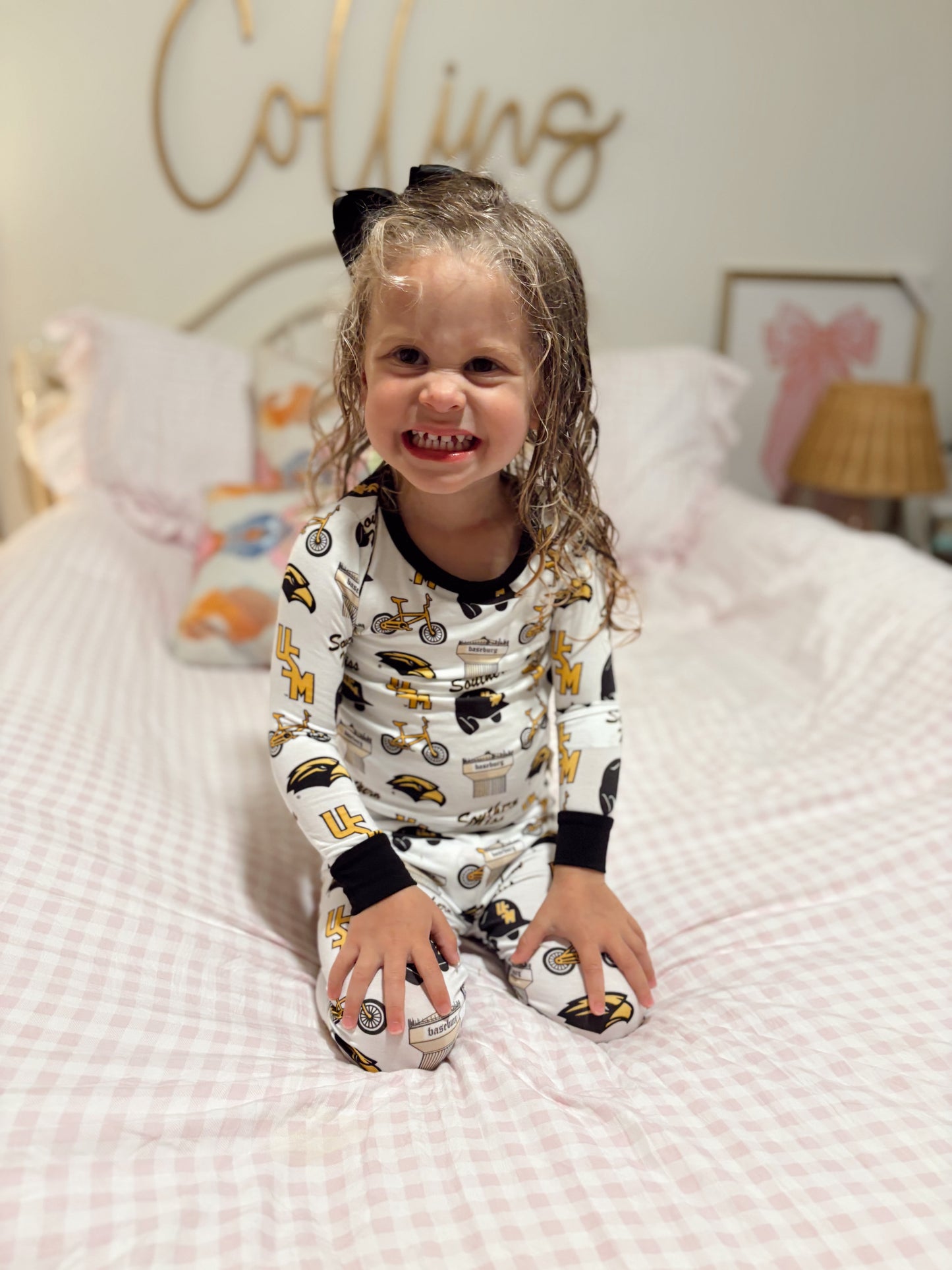 Baseball Two-Piece Pajama Set