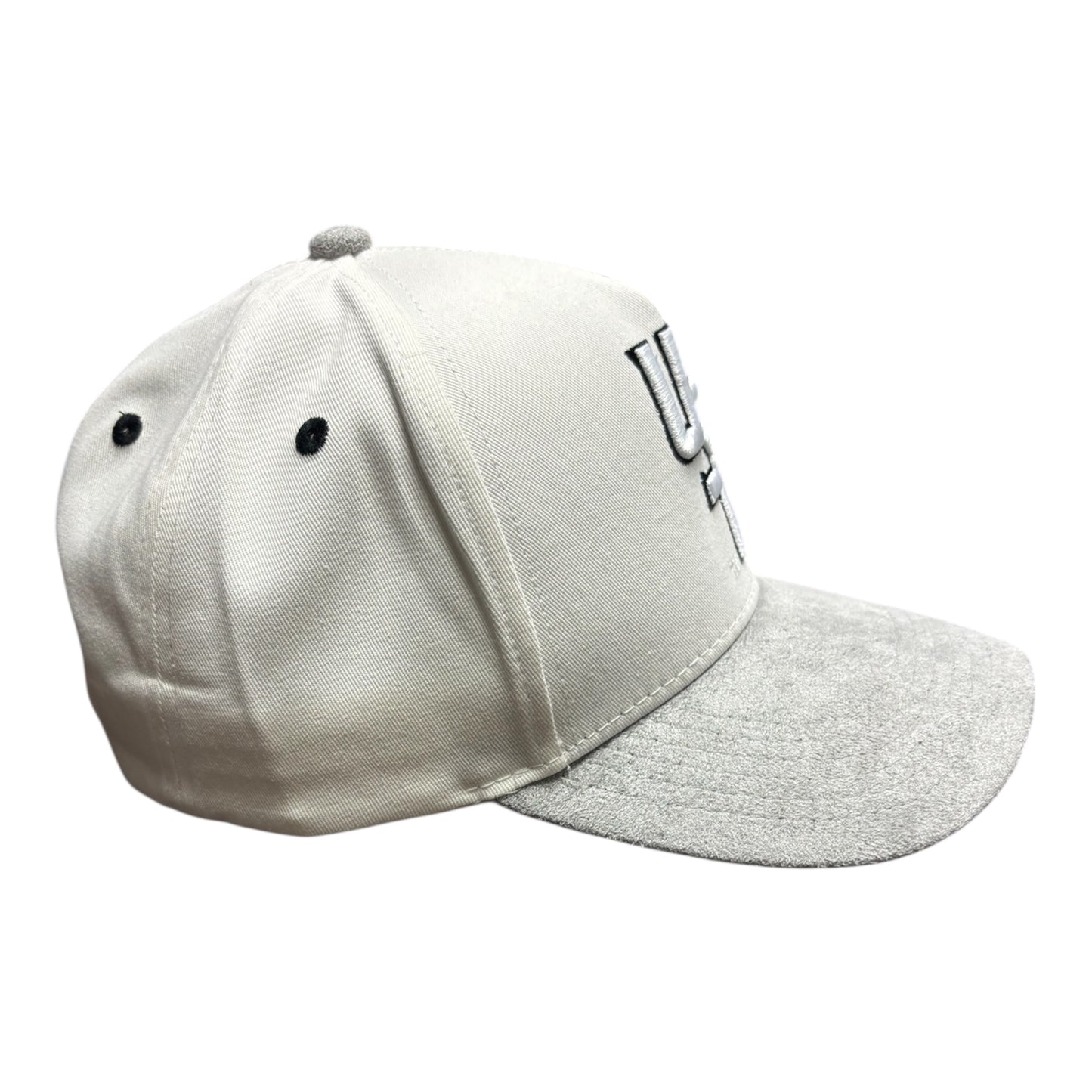 All White-Suede Bill