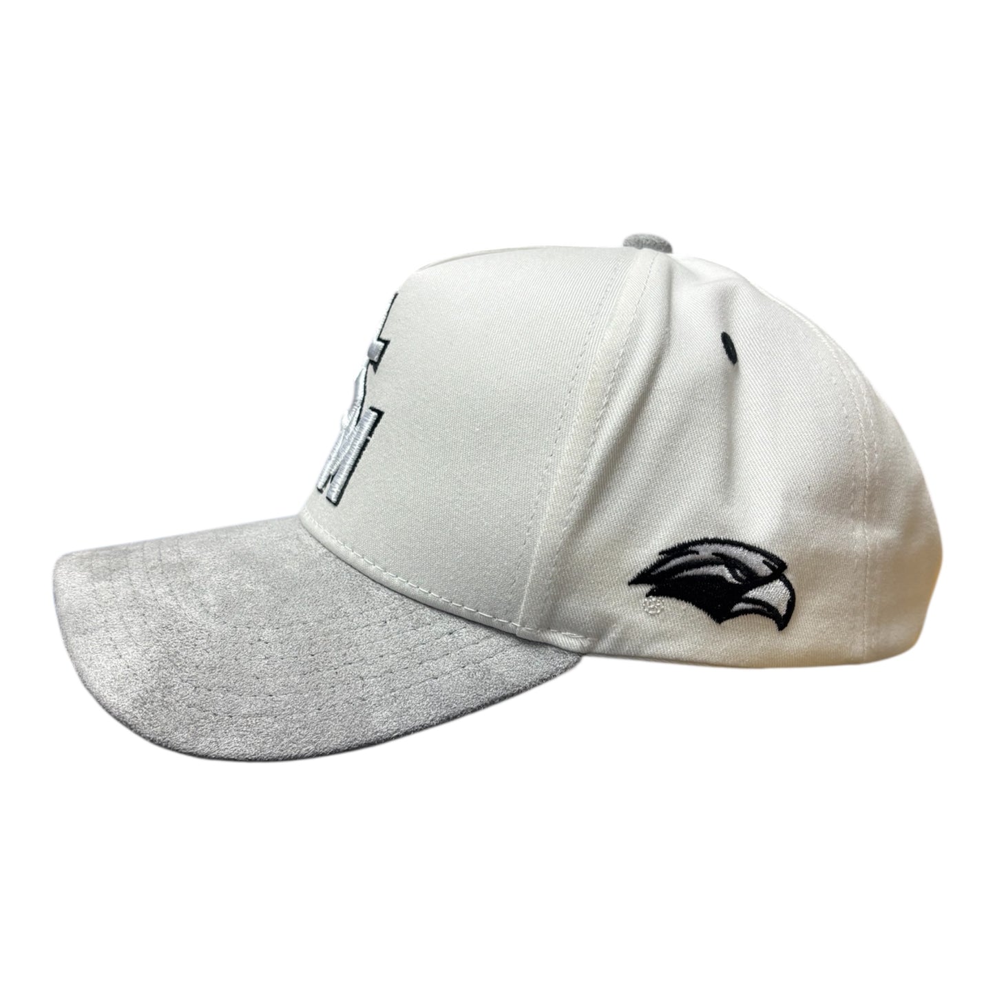 All White-Suede Bill