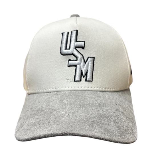 All White-Suede Bill