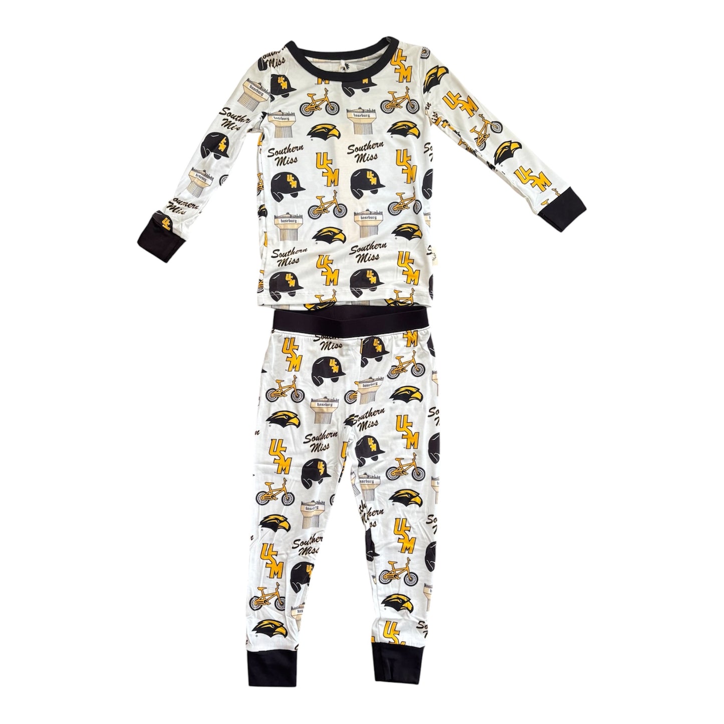 Baseball Two-Piece Pajama Set