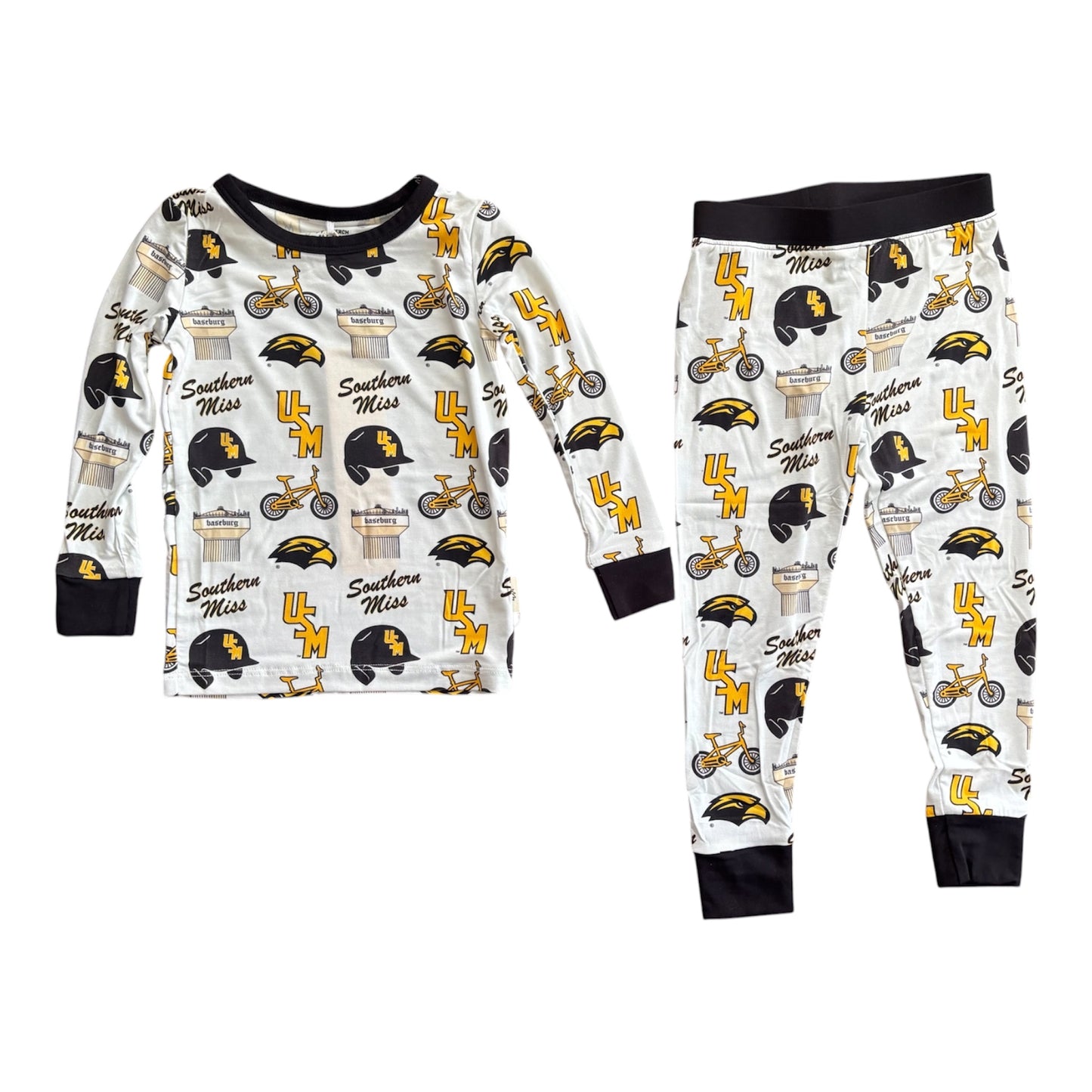 Baseball Two-Piece Pajama Set